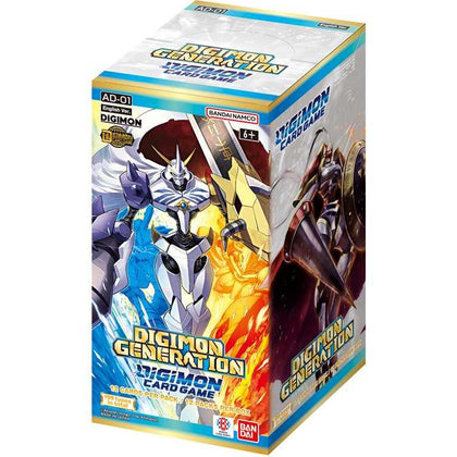 Digimon Card Game – AD-01 Advanced Booster: Digimon Generation Booster Box (12 Packs)