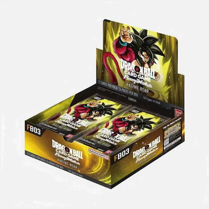 Dragon Ball Super Card Game – Fusion World FB03 Raging Roar Booster Display (24 Packs)