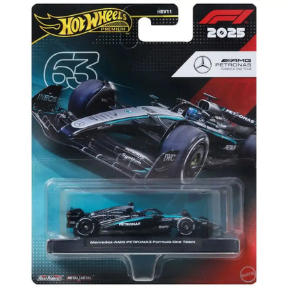 Hot Wheels Premium F1 2025 — Mercedes-AMG Petronas #63 George Russell (1:64)