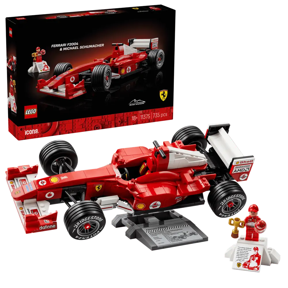 LEGO Icons 11375 Ferrari F2004 & Michael Schumacher (735 pcs)