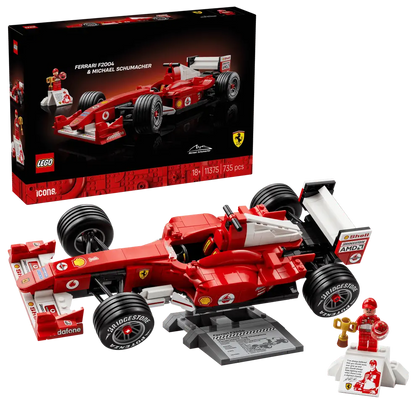 LEGO Icons 11375 Ferrari F2004 & Michael Schumacher (735 pcs)
