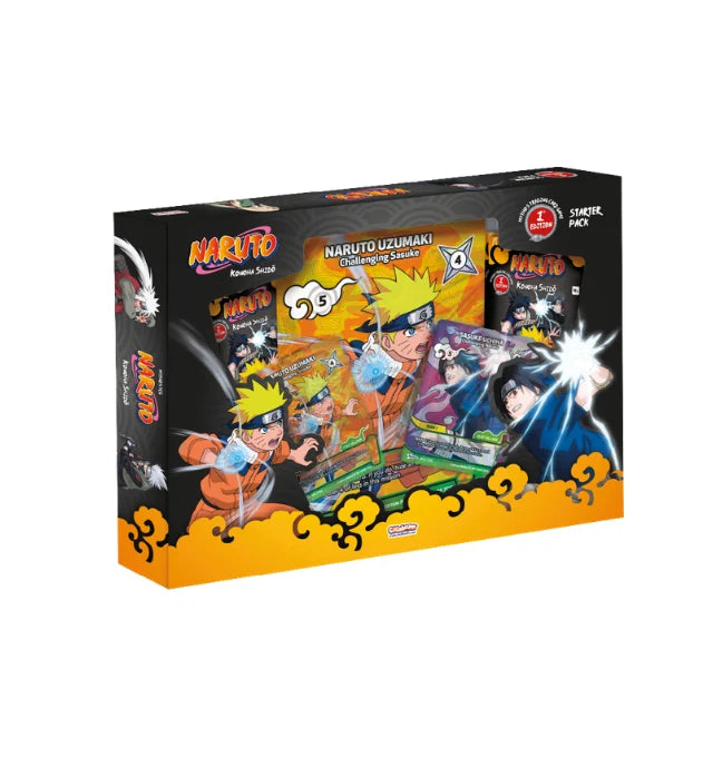 Naruto Konoha Shido: Naruto Uzumaki Challenging Sasuke Starter Pack (1st Edition)