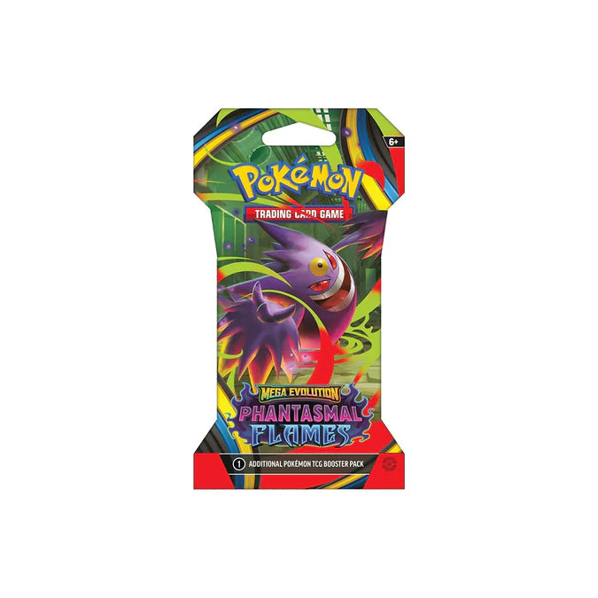 Pokémon TCG: Mega Evolution — Phantasmal Flames Sleeved Booster Pack