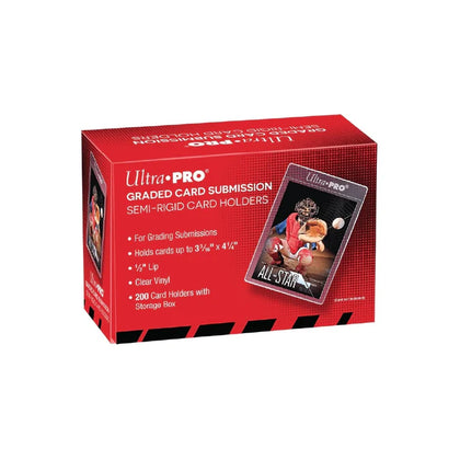 Ultra Pro Semi-Rigid 1/2" Lip Card Holders — Graded Card Submission (200)